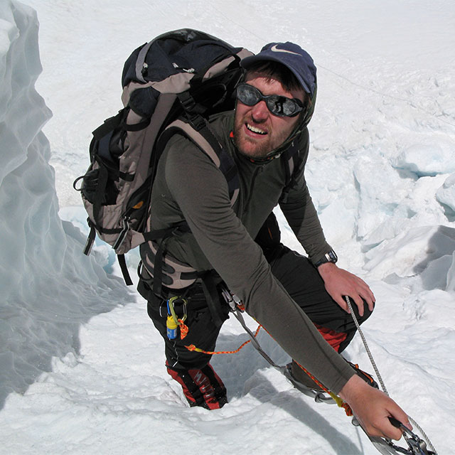 James in the icefall