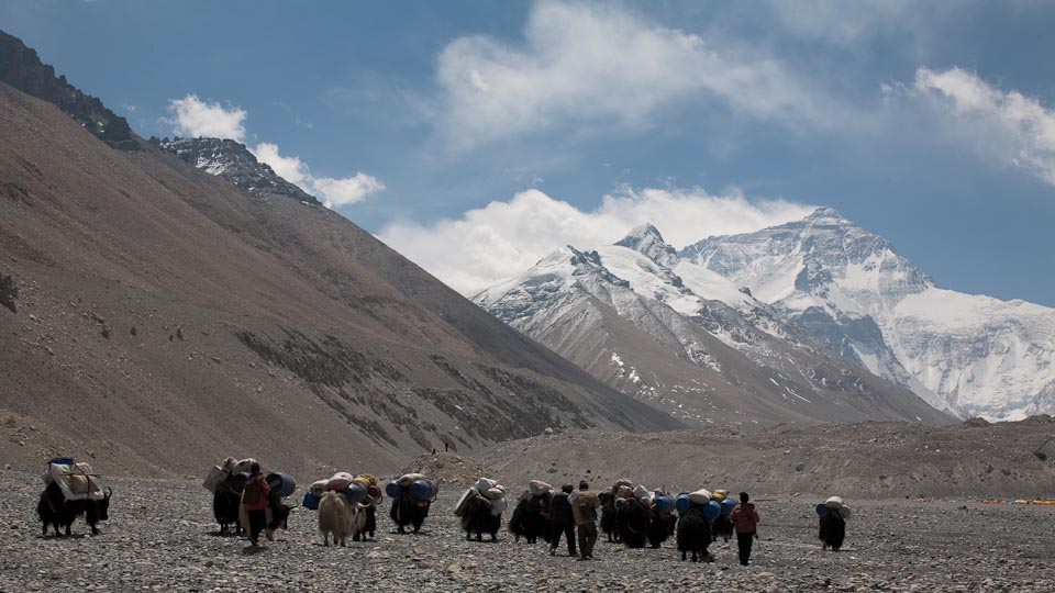Everest from the north side