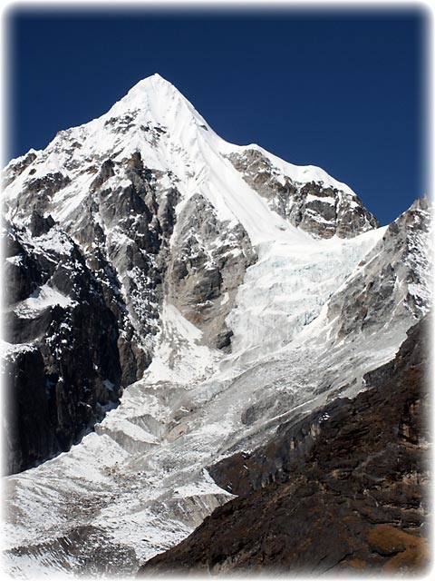 Bokta / Boktah / Bokton from the North-east (ie above Ramche), Kanchenjunga region