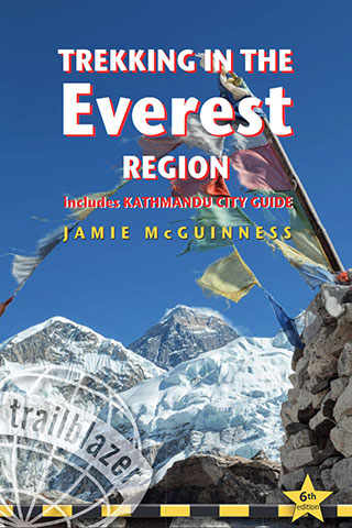 Jamie wrote Trekking in the Everest Region, 6th edition 2018
